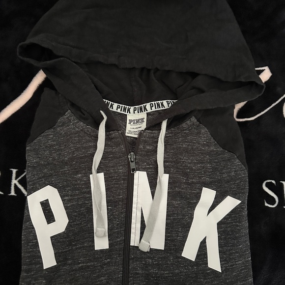 PINK Victoria's Secret Girls' Hoodies - Navy, Charcoal, Black - Picture 13 of 13